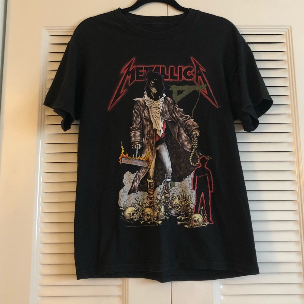 Metallic Unforgiven T shirt reprint